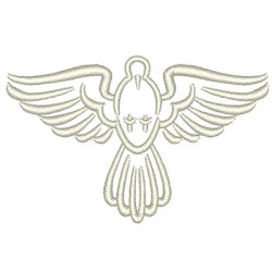 Embroidery Design Divine Holy Spirit 7 Cm