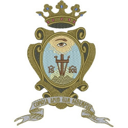 Embroidery Design Shield Most Holy Redeemer