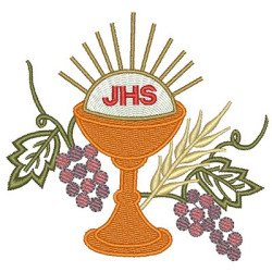 Embroidery Design Eeucharist 9 Cm