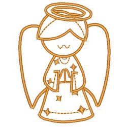 Embroidery Design Angel 7 Cm