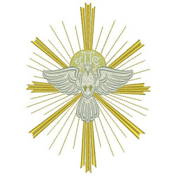 Embroidery Design Divine Holy Spirit 13 Cm