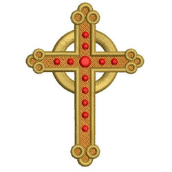 Embroidery Design Cross Trinity 10 Cm