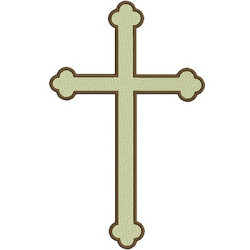 Diseño Para Bordado Cruz Simple 28 Cm