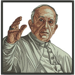 Matriz De Bordado Papa Francisco 2