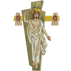 Embroidery Design Jesus Risen 2