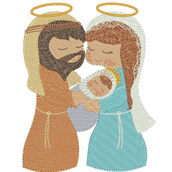 HOLY FAMILY 13 CM