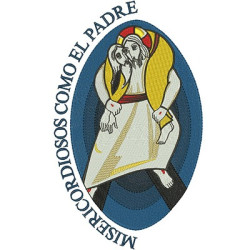 Matriz De Bordado Misericordioso Como El Padre  Es