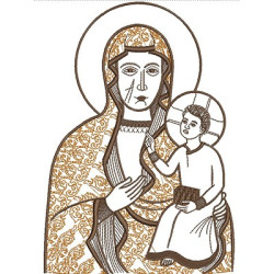 Embroidery Design Our Lady Of Czestochowa