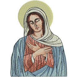 Embroidery Design Our Lady Of Silence