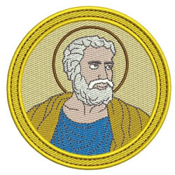 Embroidery Design St Peter Medal
