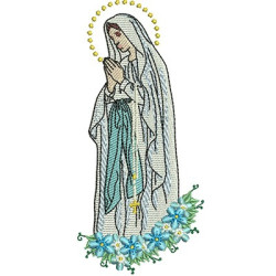 VIRGEN DE LOURDES 14 CM