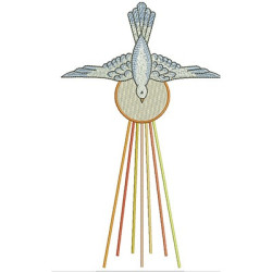 Embroidery Design Divine Holy Spirit Big