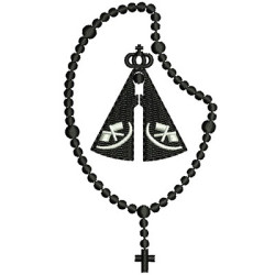 Embroidery Design  Rosary Our Lady Of Aparecida