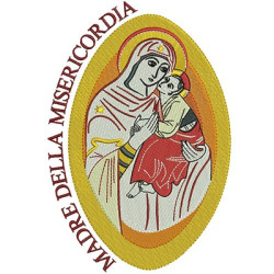 Matriz De Bordado Madre Della Misericordia