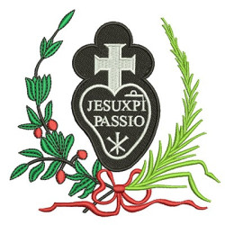 Embroidery Design Shield Passionist