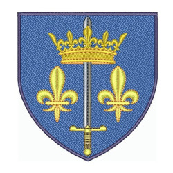 Matriz De Bordado Escudo Santa Joana Darc