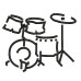 Bateria Crie Seu Logotipo