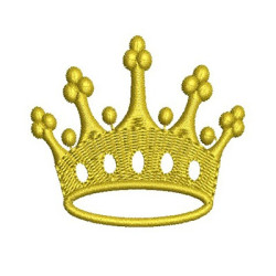 Diseño Para Bordado Corona 5cm  3