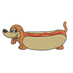 Diseño Para Bordado Hot Dog