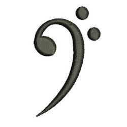 Embroidery Design Clef