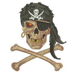 CALAVERA PIRATA 13 CM