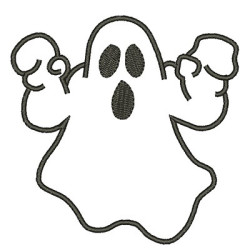 Embroidery Design Ghost 2