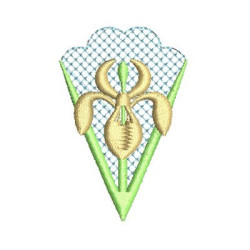 Matriz De Bordado Orquídea