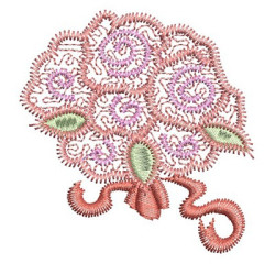 Embroidery Design Small Bouquet