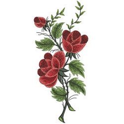 Diseño Para Bordado Rosas 7