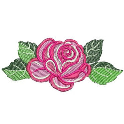 Diseño Para Bordado Rosa 1