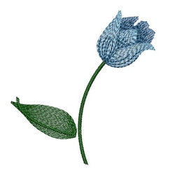 Diseño Para Bordado Tulipa