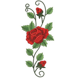Diseño Para Bordado Rosas 21