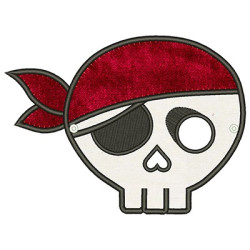 SMALL PIRATE SKULL MASK