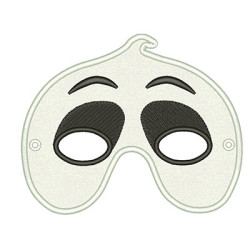 Embroidery Design Little Ghost Mask