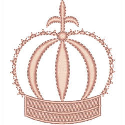 Embroidery Design Crown 5 Cm