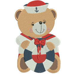 BEAR FEMALE SAILOR 14 CM