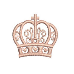 Embroidery Design Crown Small