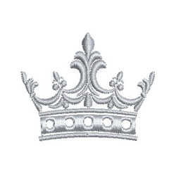 Diseño Para Bordado Corona Pequeña 6
