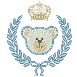 Matriz De Bordado Urso Na Moldura