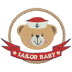 Embroidery Design Baby Sailor