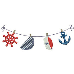 NAUTICAL BOY CLOTHES LINE 1