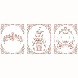 Embroidery Design Princess Set 17 Cm