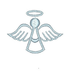 Embroidery Design Guardian Angel 4 Cm