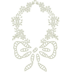 Embroidery Design Frame Head Cot 29 Cm