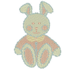 Embroidery Design Rabbit 10cm