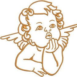 Embroidery Design Angel Bypassed 20 Cm