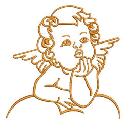 Embroidery Design Angel Bypassed 10 Cm