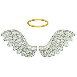 Matriz De Bordado Asinhas De Anjo 10 Cm