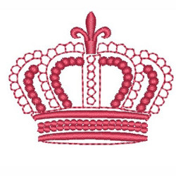 Embroidery Design Crown 4 Cm