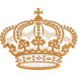 Embroidery Design  Crown Large 16 Cm